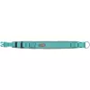 PREMIUM obojek extra široký, aqua/grafit (M-L: 40-48 cm/40 mm)