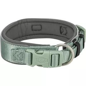 PREMIUM obojek extra široký, šalvěj/grafit (L-XL: 53-62 cm/50 mm)