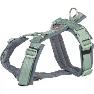 Premium trekingový postroj, šalvěj/grafit (M-L: 62-74 cm/25 mm)