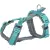 Premium trekingový postroj, aqua/grafit (S: 36-44 cm/15 mm)