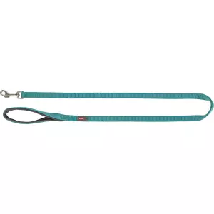 Vodítko PREMIUM s vyplněnou rukojetí, aqua (M-L: 1,00 m/20 mm)