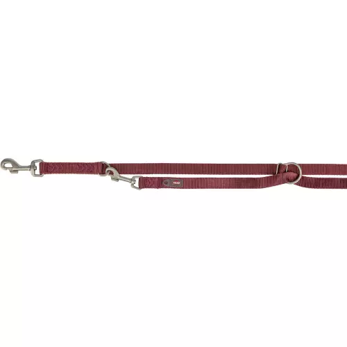 Vodítko PREMIUM prodlužovací, sangria (L-XL: 2,00 m/25 mm)