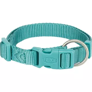 Nylonový obojek PREMIUM, aqua (L-XL:40-65cm/25mm)