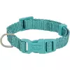Nylonový obojek PREMIUM, aqua (L-XL:40-65cm/25mm)