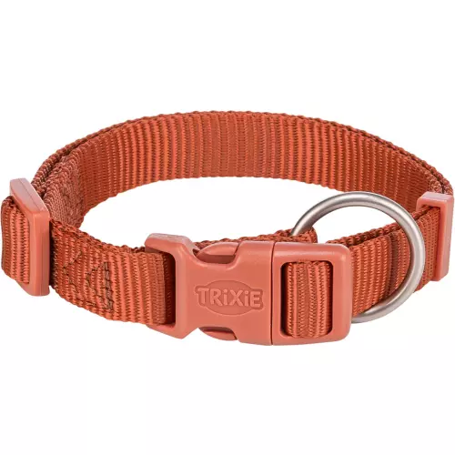 Nylonový obojek PREMIUM, rezavá (S:25-40cm/15mm)
