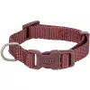 Nylonový obojek PREMIUM, sangria (S:25-40cm/15mm)