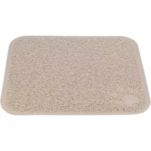Podložka před kočičí toaletu 37 x 45 cm, PVC, tělová