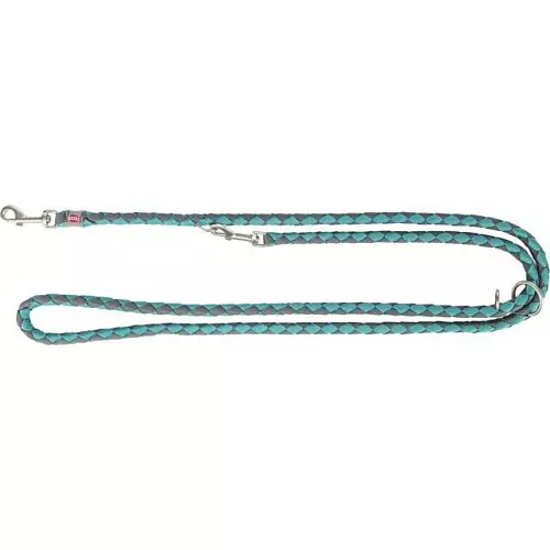 Vodítko CAVO kulaté prodlužovací, aqua/grafit (L-XL:2,00m/18mm)