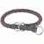 Obojek CAVO kulatý polostahovací, sangria/petrolejová (XS-S: 25-31cm/ ø12mm)