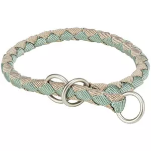 Obojek CAVO kulatý polostahovací, šalvějová/písková (M: 39-45cm/ ø12mm)