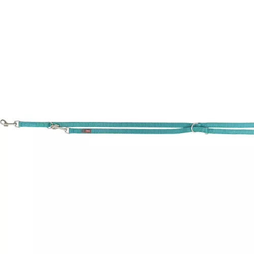 Vodítko PREMIUM prodlužovací dvouvrstvé, aqua (L-XL: 2,00 m/25 mm)