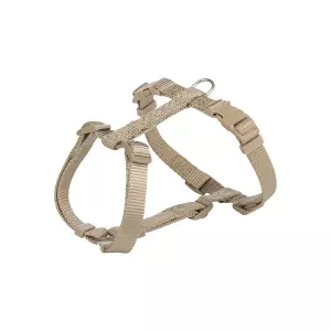 H-postroj PREMIUM, písková (L-XL:hruď:75-120cm/25mm)