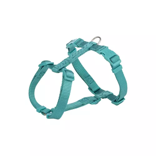 H-postroj PREMIUM, aqua (XXS-XS:hruď:20-32cm/10mm)
