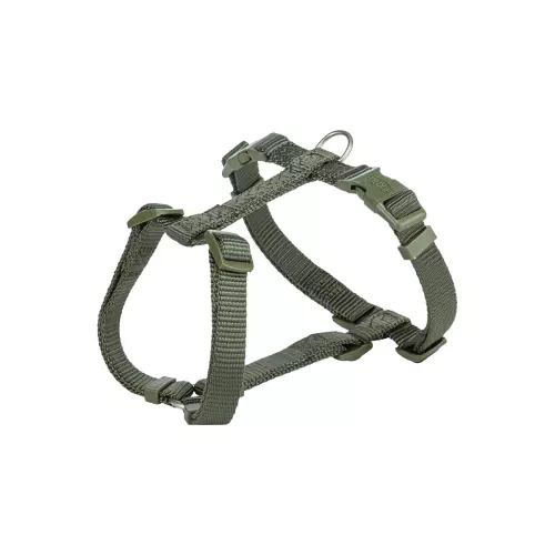 H-postroj PREMIUM, olivově zelená (L-XL:hruď:75-120cm/25mm)