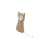 Filcová liška 13 cm, catnip, béžová