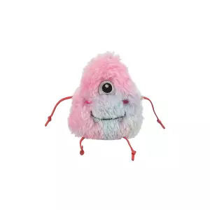 Monster příšerka jednooká 12 cm, s catnipem, plyš, růžová/světlemodrá