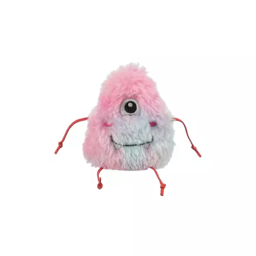 Monster příšerka jednooká 12 cm, s catnipem, plyš, růžová/světlemodrá