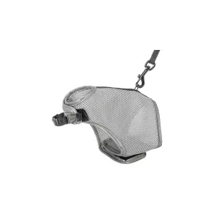 Postroj VESTA s vodítkem pro kočku 24-42 cm/1,20 m, šedá