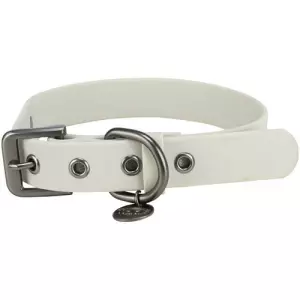 CityStyle odolný obojek potažený PVC, světlešedá (L: 45-52 cm/ 25 mm)