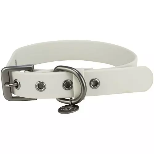 CityStyle odolný obojek potažený PVC, světlešedá (L: 45-52 cm/ 25 mm)
