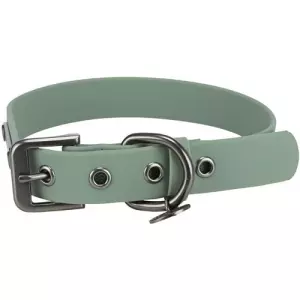 CityStyle odolný obojek potažený PVC, šalvějová (M-L: 40-47 cm/ 25 mm)