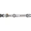 BE NORDIC obojek extra široký, šedá (S-M: 32-45 cm/ 30 mm)