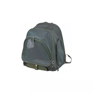 Transportní batoh LYLA, 34 x 22 x 42 cm, do 8 kg, nylon, šedá/modrá