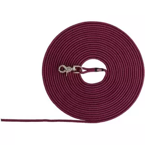 Stopovací vodítko kulaté, vypouštěcí karabina, sangria (S-M: 20 m/ 6 mm)