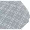 Oválný polštář JESSIE, bavlna/polyester, šedá/bílá (110 x 80 cm)