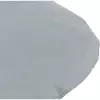 Oválný polštář JESSIE, bavlna/polyester, šedá/bílá (110 x 80 cm)