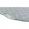 Oválný polštář JESSIE, bavlna/polyester, šedá/bílá (110 x 80 cm)
