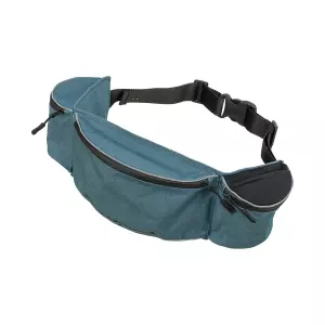 BAGGY Belt 3v1, maxi ledvinka, 44x33x18 cm/pas 62-125 cm, petrolejová