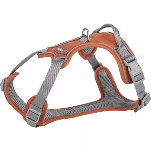 Postroj PREMIUM ACTIVE, rezavá (M: 49-69 cm/ 20 mm)