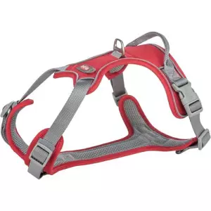 Postroj PREMIUM ACTIVE, červená (L: 69-87 cm/ 25 mm)