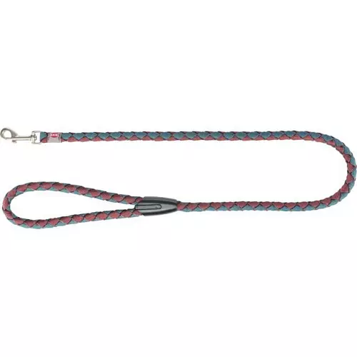 Vodítko CAVO kulaté, sangria/petrolejová (S-M: 1,00 m/12 mm)