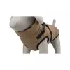 Zimní bunda PIROU s postrojem, písková (M: 45cm, hruď: 62-66cm, krk: až 48cm)