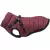 Zimní bunda PIROU s postrojem, sangria (XXS: 24cm, hruď: 38-42cm, krk: až 30cm)