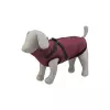 Zimní bunda PIROU s postrojem, sangria (XXS: 24cm, hruď: 38-42cm, krk: až 30cm)