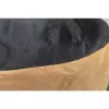 Xmas Cushion Moose - vánoční kulatý polštář sob, 60 cm, fleece/plyš, světlehnědá