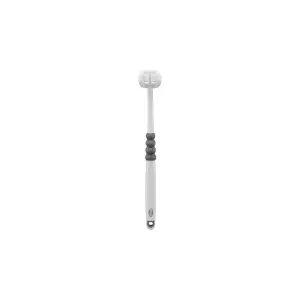 Tříhlavý zubní kartáček pro psy/kočky, 18 cm, bílá/šedá