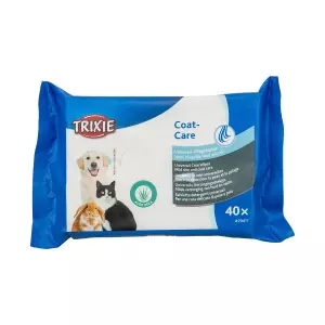 Coat Care, univerzální vlhčené ubrousky s Aloe Vera, 40 ks