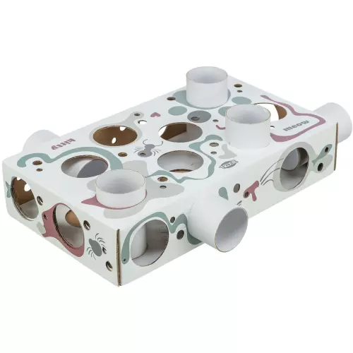 Cat Activity Paws´n´Treats Box - interaktivní hra pro kočky, 35 x 7 x 2 cm, karton