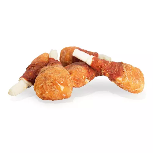 KIDDOG BUFFET stehno s kachním a kuřecím masíčkem [10 ks], 14 cm