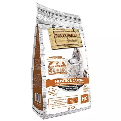 Natural Greatness HEPATIC-CARDIAC veterinární dieta pro psy (6 kg)