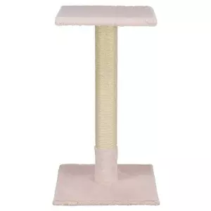 Škrabací sloupek BEANA, 69 cm, králičí plyš, světlerůžová - LIMITOVANÁ NABÍDKA