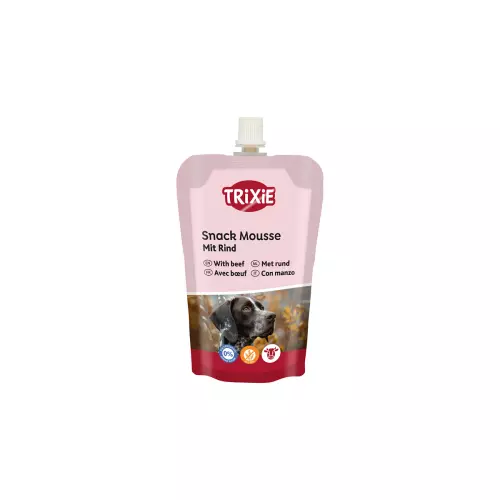 Snack Mousse - pěna s hovězím, pamlsek pro psy, 200 g