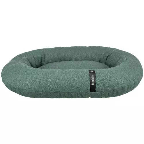 CityStyle Vital Bed HOME Edition, ortopedické oválné lůžko s okrajem, tmavozelená (95 x 80 cm)