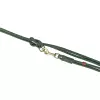 Vodítko PURE kožené kulaté nastavitelné, S: 2 m/ 10 mm, šalvějová