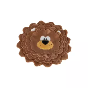 DOG ACTIVITY lev, šustící koberec na pamlsky, o 26 cm, polyester, hnědá