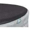 Pelech JIMMY Soft oválný, měkký plyš, světlešedý s tlapkami (45 x 35 cm)